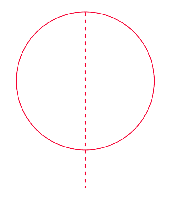 Base dessin de la tête