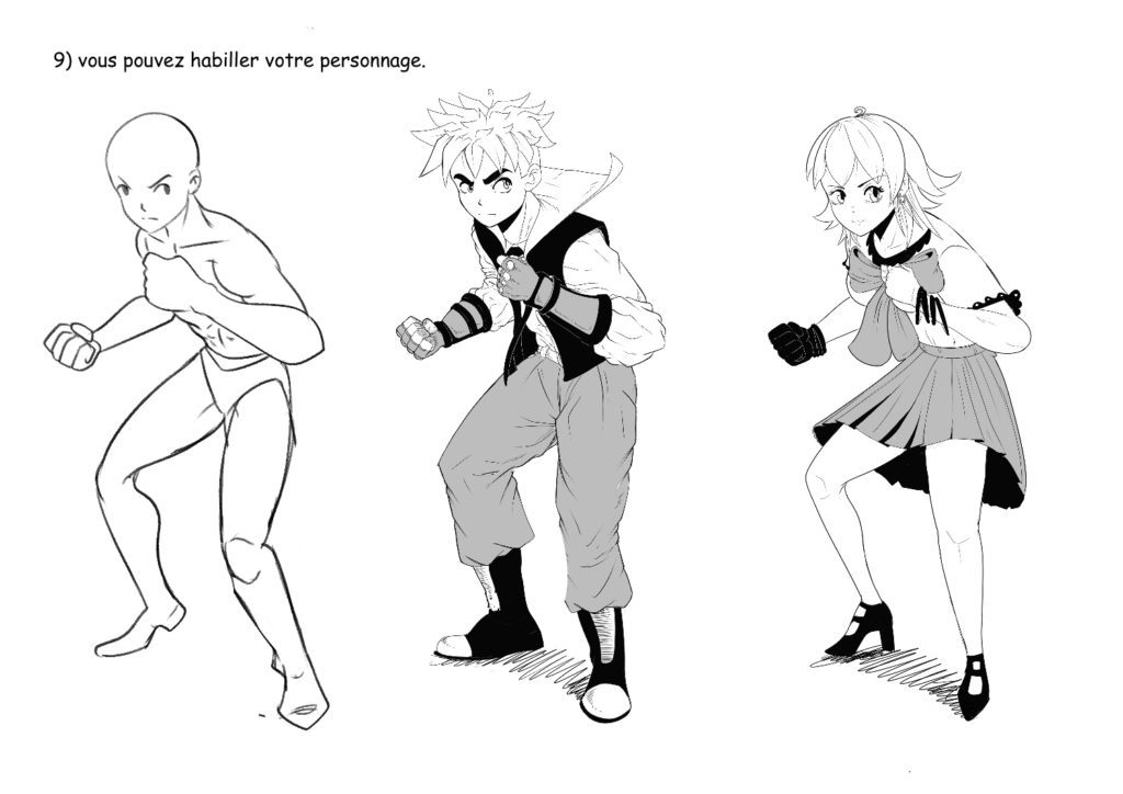 "Comment dessiner les personnages de manga" :