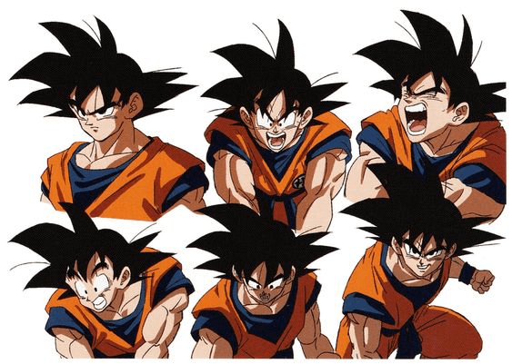 expression visage manga 
Comment Dessiner les Expressions 
Goku expression