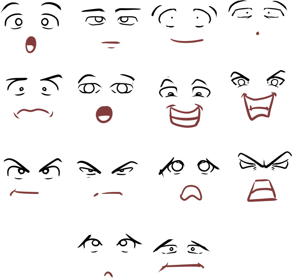 Comment Dessiner les Expressions 
sourire